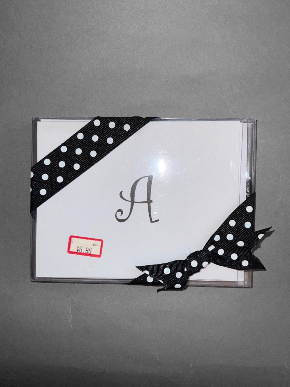 Letter "A" Initial Notecards